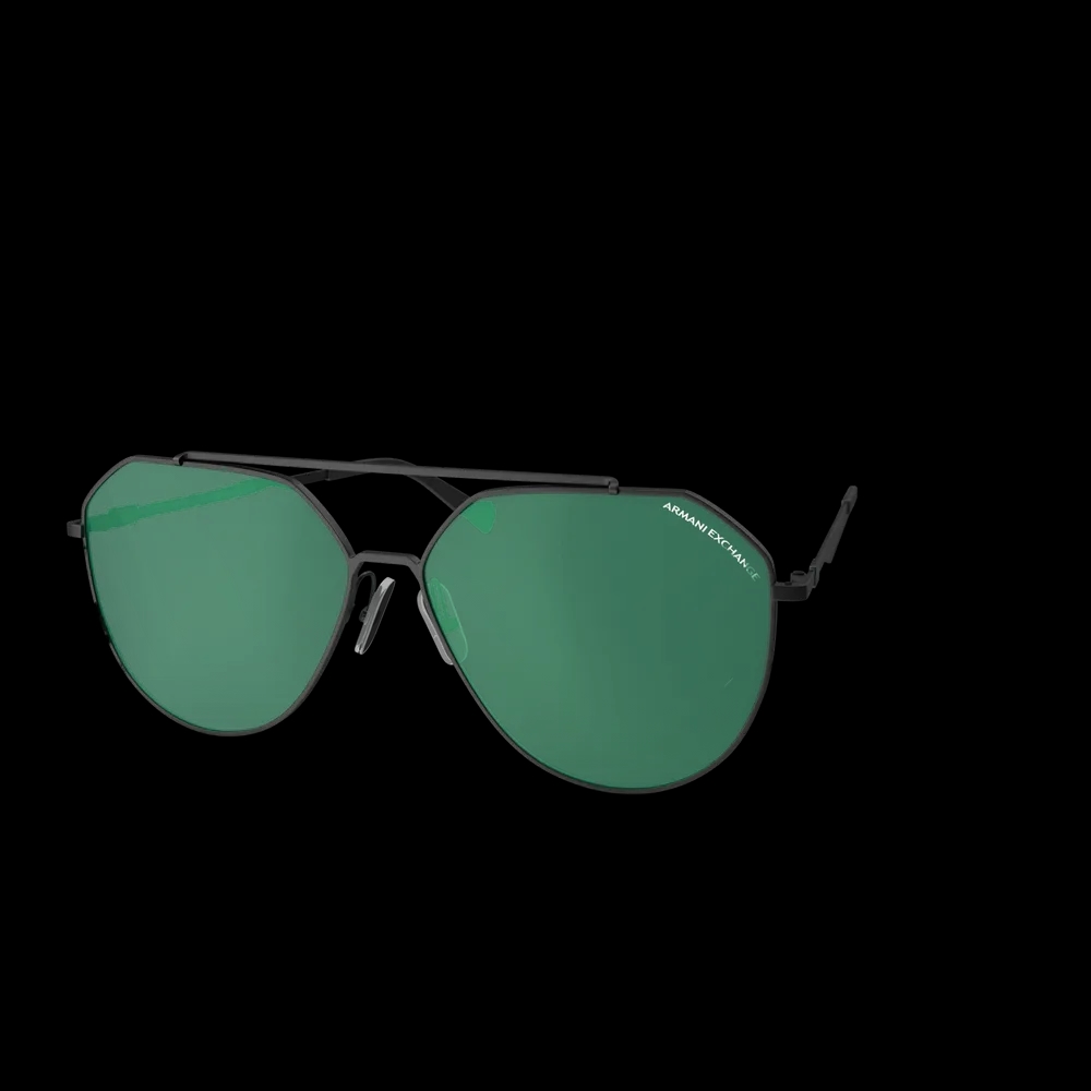Green and Black Glasses